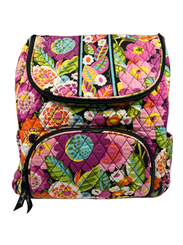 Vera Bradley Women's Pink Va Va Bloom Quilted Backpack