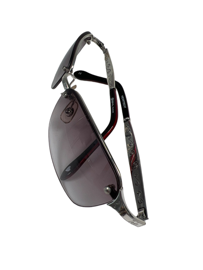 Brighton Women's Silver/Red Heartbeat Sunglasses W/ Tin Box image 3