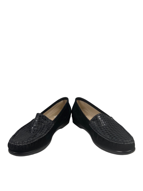 SAS Women's Black Tetris Houndstooth Tripad Simplify Slip On Loafers - 8 image 6