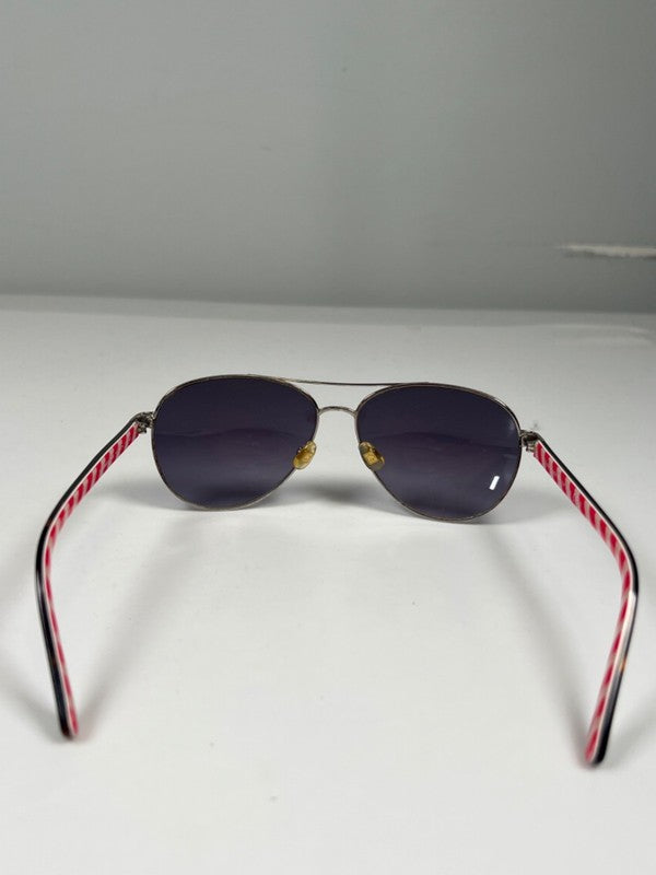 Kate Spade Women's Black Cateye Candy Striped Blossom Aviator Sunglasses image 4
