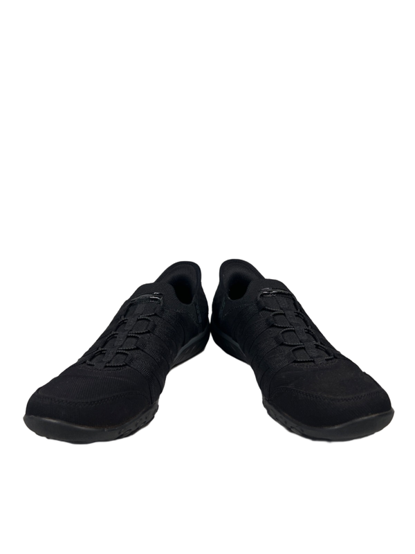 Skechers Women's Black Breathe Easy Roll With Me Slip On Sneakers - 8.5 image 6
