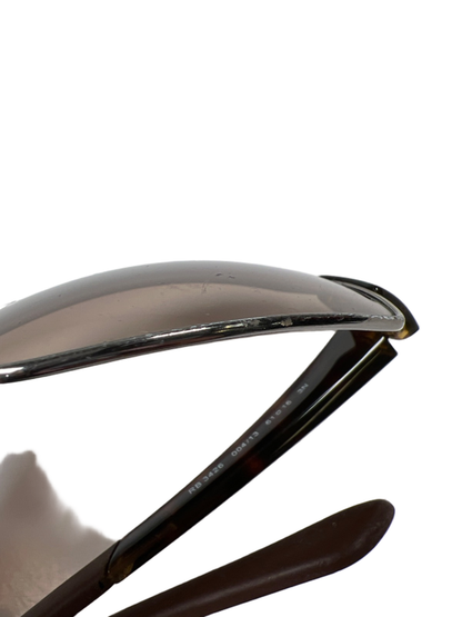 Ray-Ban Men's Brown Cateye 3426 Gunmetal Frame Sunglasses W/Case image 11