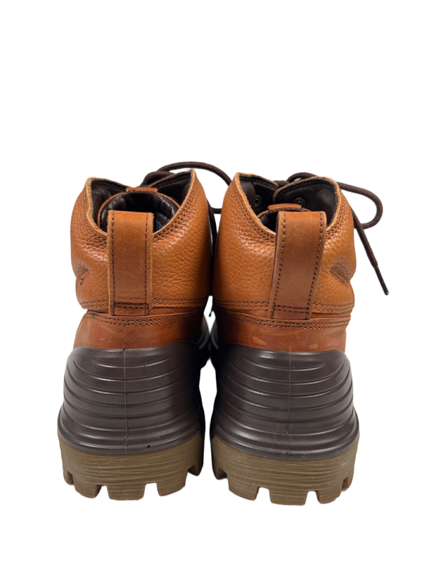 ECCO Men's Brown Leather Tredtray Lace Up Outdoor Boots - 43/US 9-9.5 image 4
