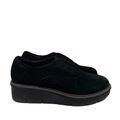 Clarks Collection Women's Black Airabell Sky Slip On Wedge Loafers - 8.5