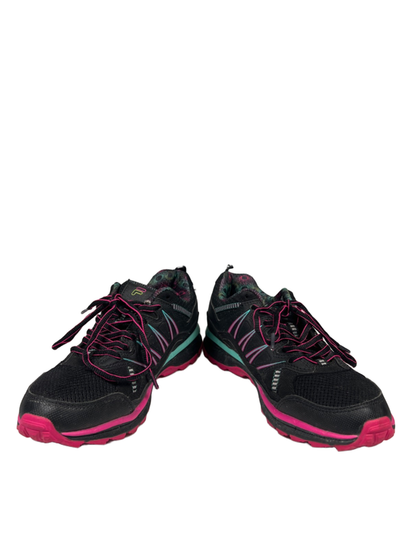 Fila Women's Black/Pink Evergrand Lace Up TR Trail Running Shoes - 8.5 image 6