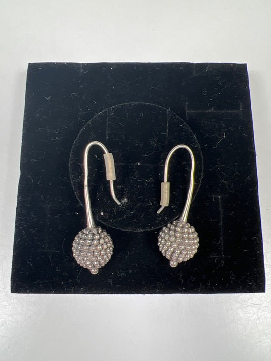 Lagos Women's Stearling Silver Caviar Ball Drop Earrings
