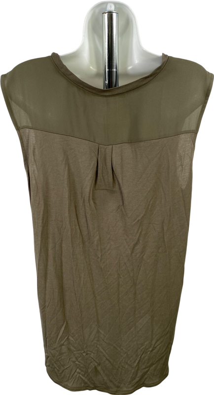 LOFT Women’s Green Pocket Front Sleeveless Tank Top - L image 2