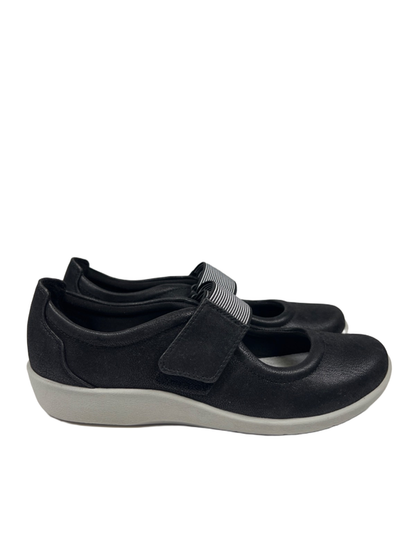 Clarks Cloudsteppers Women's Black/White Sillian Cala Mary Jane Shoes - 9