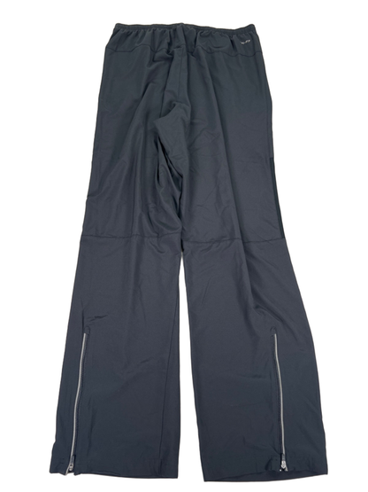 Nike Men's Black Dri-Fit Running Zip Ankle Athletic Track Pants - L image 2