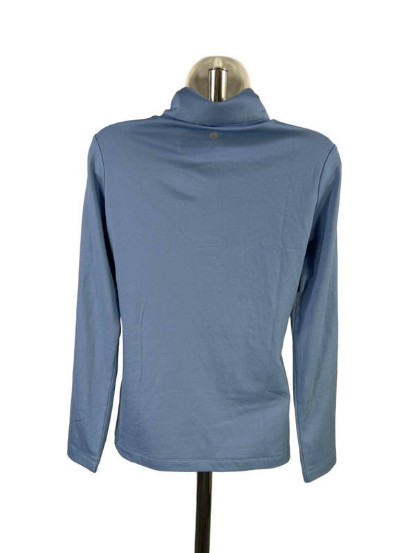 EP New York Women's Blue Long Sleeve Crossover UV Golf Shirt - S image 2