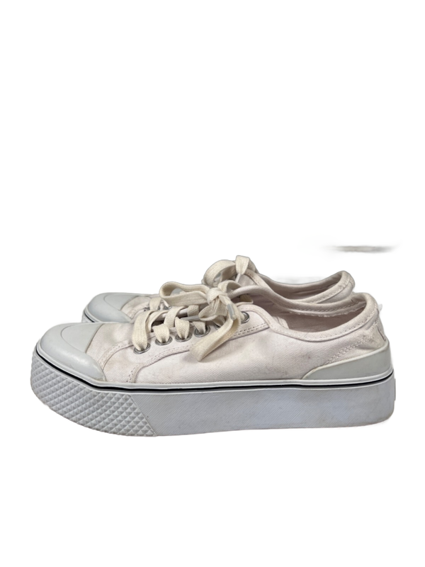 Marc Fisher LTD Women's White Rammy Casual Lace Up Sneakers - 6 image 5