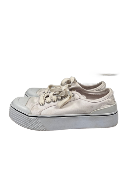 Marc Fisher LTD Women's White Rammy Casual Lace Up Sneakers - 6 image 5