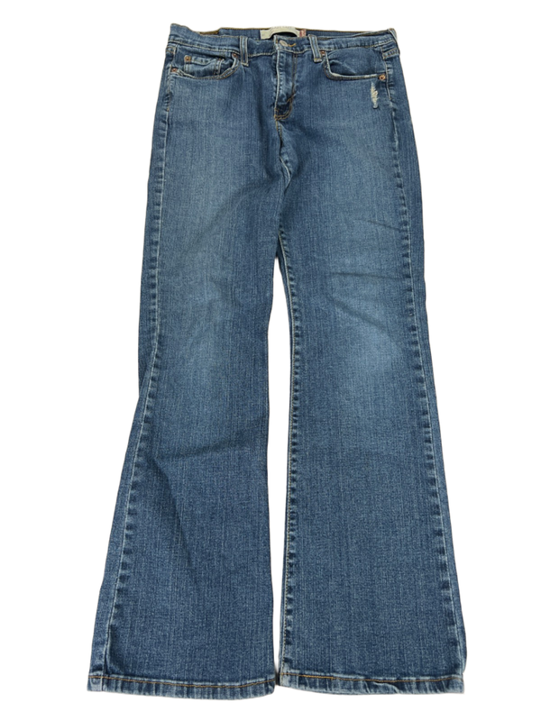 Levi's Women's Medium Wash 515 Distressed Bootcut Denim Jeans - 10