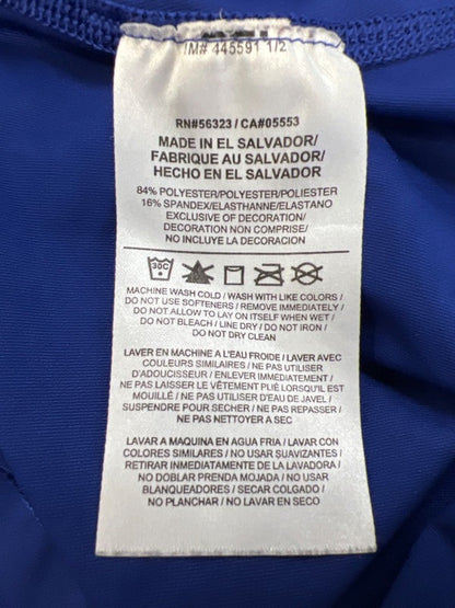 Nike Women’s Blue Dri-Fit Victory Base Layer Short Sleeve Athletic T-Shirt - M image 4