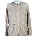 Lululemon Women's Taupe/Gray Hood-Lite Lightweight Windbreaker Jacket - 12