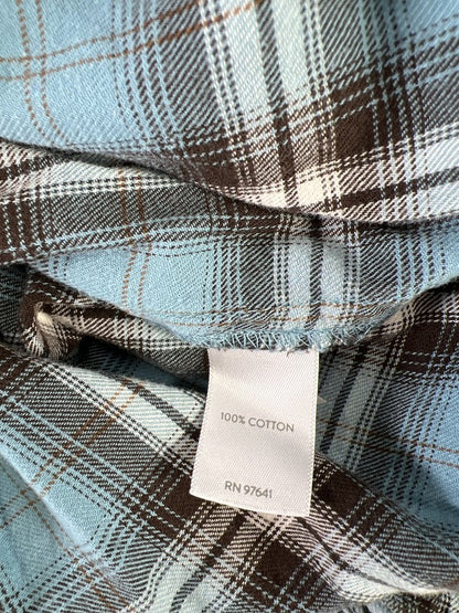 J.Jill Women’s Blue/Brown Long Sleeve Button Up Shirt - XS Petite image 4