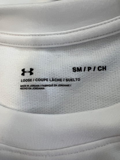 Under Armour Women's Gray/White Rival Terry Long Sleeve Shirt - S image 3