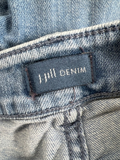 J.Jill Women's Light Wash Stretch Denim Jean Shorts - 10 image 3