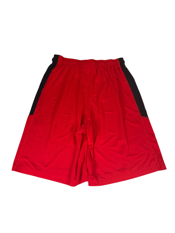 Under Armour Men's Red/Black Loose Stretch Waist Athletic Shorts - M image 2