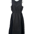 Banana Republic Women's Black Sleeveless A-Line Midi Dress - S