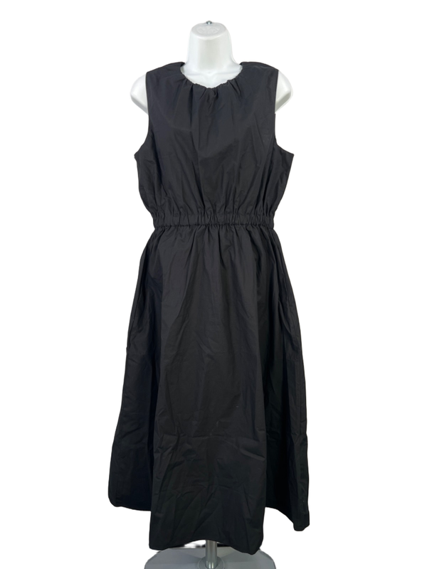 Banana Republic Women's Black Sleeveless A-Line Midi Dress - S