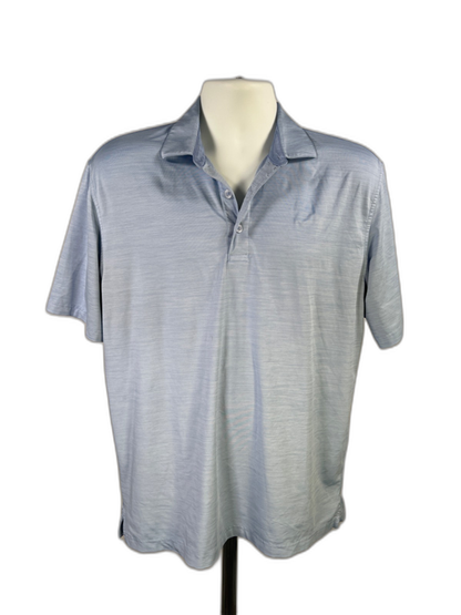 Callaway Men's Blue Opti-Dri Short Sleeve Athletic Golf Polo Shirt - M