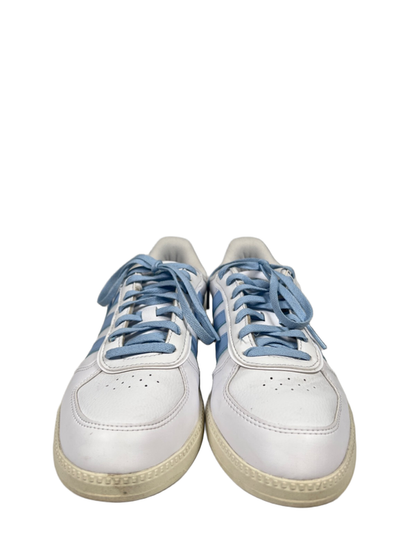 adidas Women's White/Blue Breaknet Sleek Lace Up Sneakers - 8.5 image 2