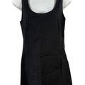 Theory Women’s Black Sleeveless Side Zip Tank Top Blouse - Petite