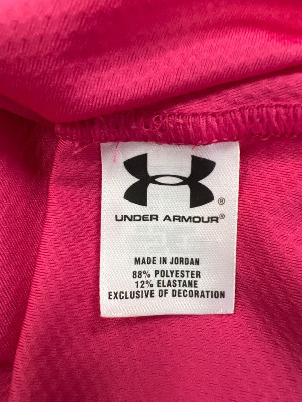 Under Armour Women's Pink Heatgear Fitted Short Sleeve Athletic Shirt - XS image 4