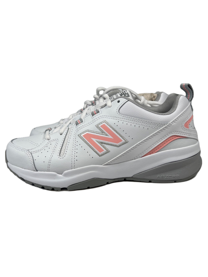 New Balance Women's Pink/White Leather 608v5 ABZORB Lace Up Sneakers - 8.5 image 6