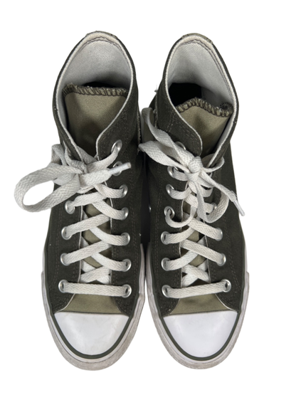 Converse Women's Green Chuck Taylor All Star High Top Lace Up Sneakers - 7 image 3