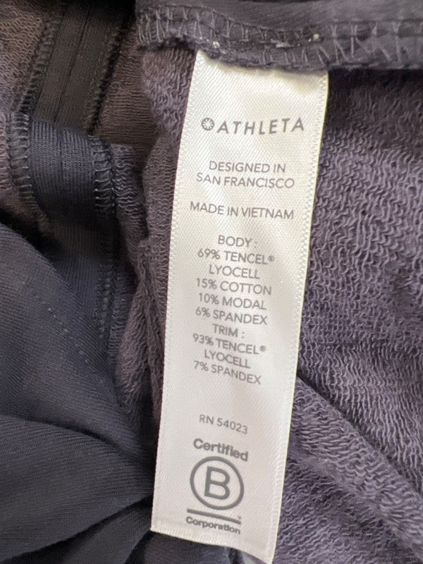 Athleta Women's Dark Purple Samsara Side Tie Sweatshirt - XS image 4