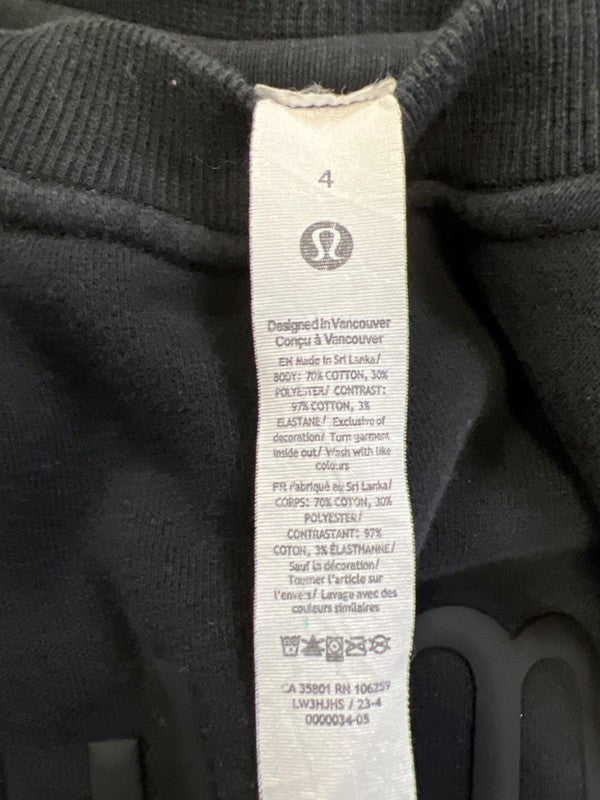 Lululemon Women's Black Oversized Scuba Crewneck Sweatshirt - 4 image 3