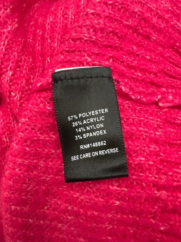 Torrid Women’s Pink Plush Knit Button Up Cardigan Sweater - Plus 3 image 4