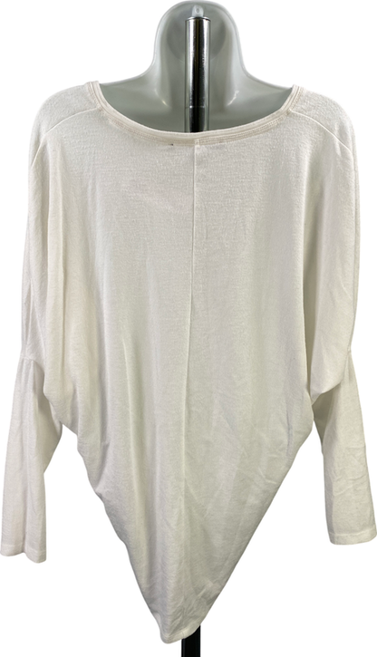 White House Black Market Women’s White Long Sleeve V-Neck Shirt - XS image 2