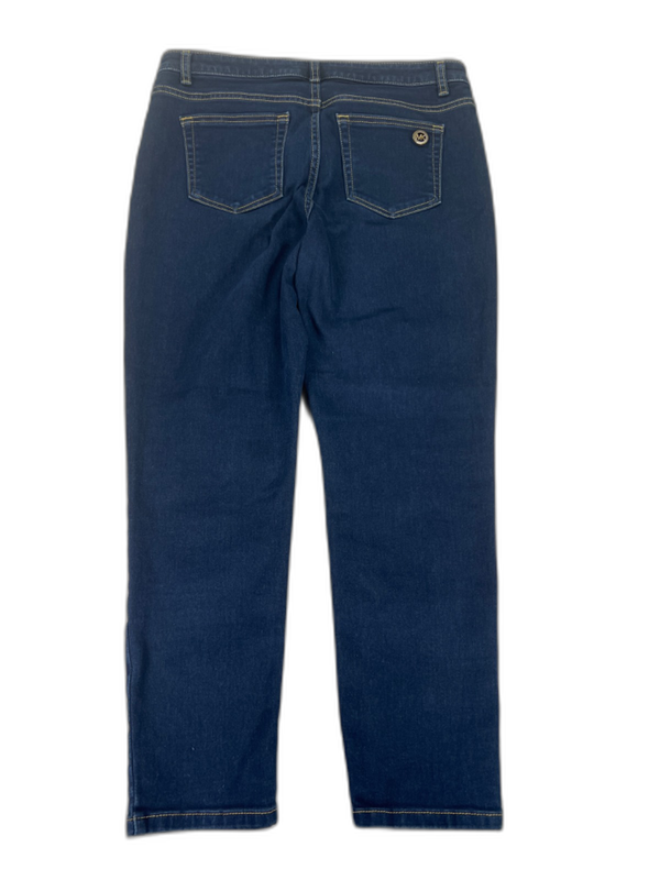 Michael Kors Women's Dark Wash Stretch Cropped Skinny Jeans - 10 image 2