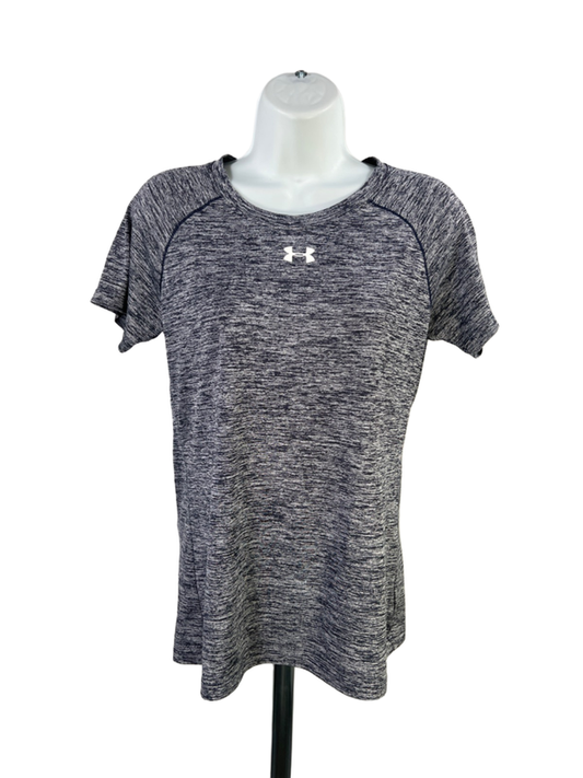 Under Armour Women's Blue Heatgear Loose Short Sleeve Tee Shirt - XS