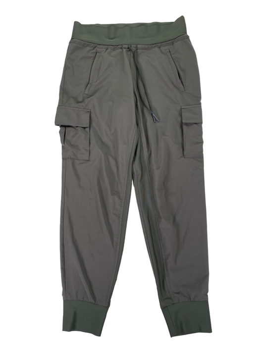 Athleta Women's Green Cargo Tapered Athletic Joggers - 4