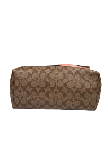 Coach Women's Khaki Petal Signature Canvas Tote Bag image 5