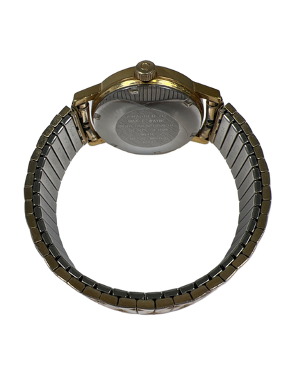 Omega Vintage Gold Plated Automatic 1970's Stretch Band Wrist Watch image 8