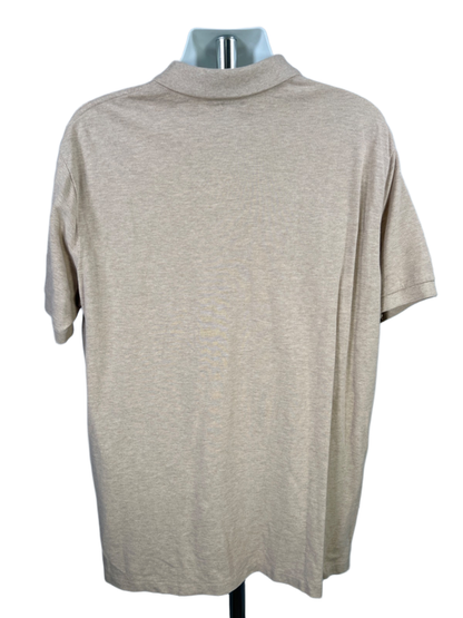 Polo Ralph Lauren Men's Beige Short Sleeve Classic Fit Polo Shirt - XXL image 2