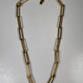 Jenny Bird Women's Gold Tone Paperclip Chain Link Necklace W/ Extender Chain - L