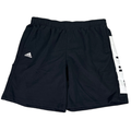 Adidas Men's Black/White Sport Essentials Graphic Logo Shorts - 2XL
