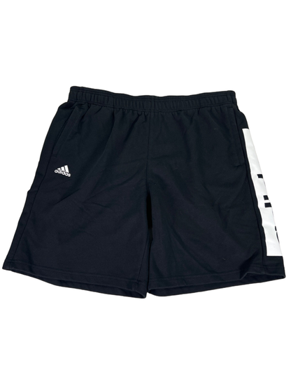 Adidas Men's Black/White Sport Essentials Graphic Logo Shorts - 2XL