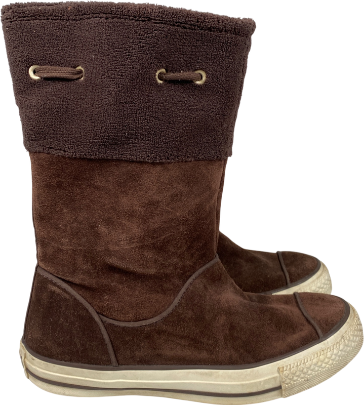 Converse Chuck Taylor Women’s Brown Suede Lace Up Boots - 7.5