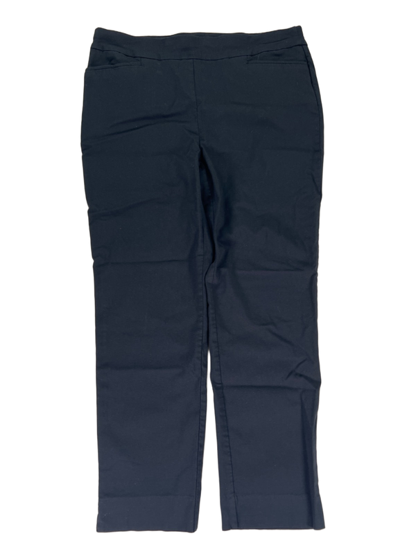 Chico's Women's Black Brigitte Slim Pull On Dress Pants - 2/US 12