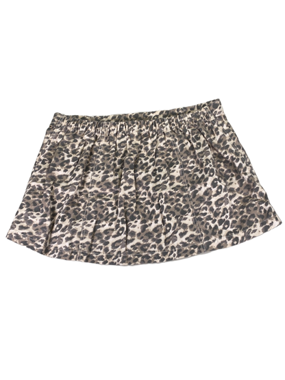 Aerie Women's Brown/Beige Leopard Print Stretch Pull On Mini Skirt - XXL image 2
