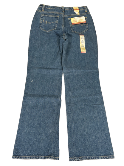 St John's Bay Women's Medium Wash Secretly Slender Bootcut Jeans - 10 Short image 2