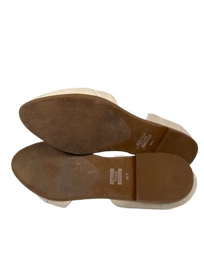 Toms Women's Ivory White Jutti D'orsay Slip On Flats - 7 image 8