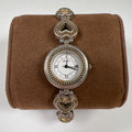 Brighton Women's Silver Two-Tone Heart Link Genoa Toggle Clasp Working Watch